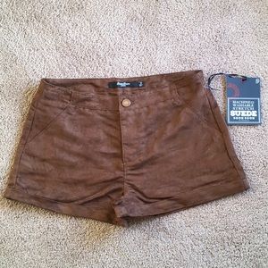 BOOM BOOM Jeans Machine Washable Suede Shorts Sz11